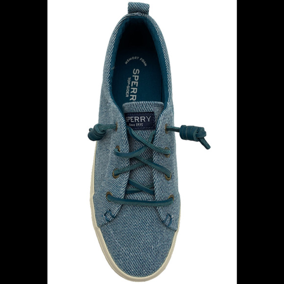 Sperry Crest Vibes Washed Twill Slip-On Sneakers Denim - Medium - Picture 3 of 3